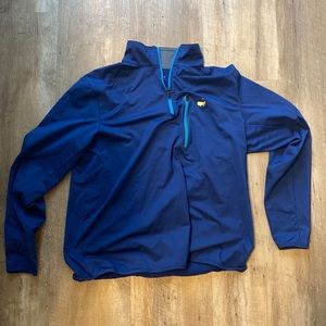 Masters tech blue quarter zip large